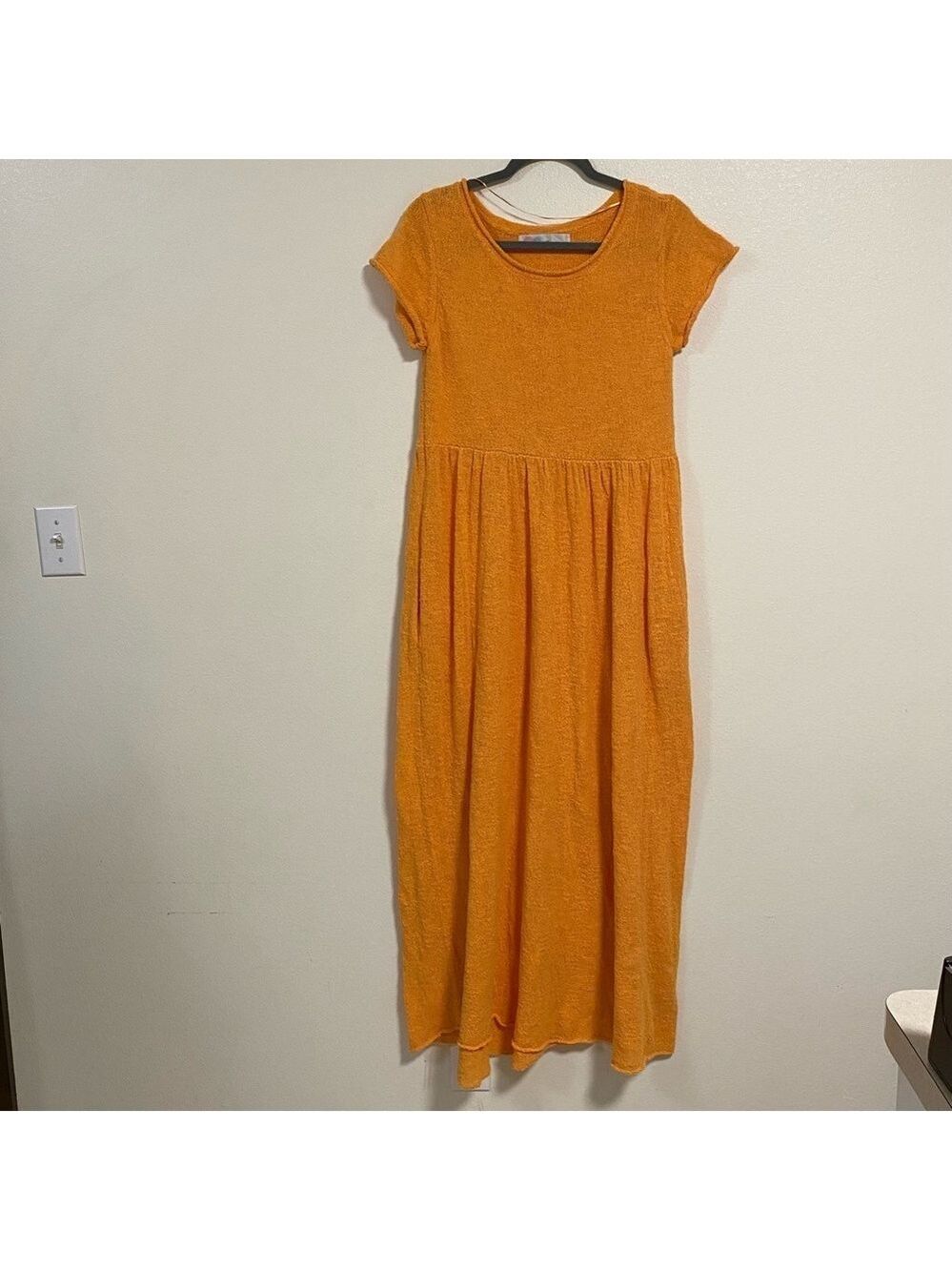 Free People Beach Dress Women’s size Medium Marigold Meadow Tee Dress